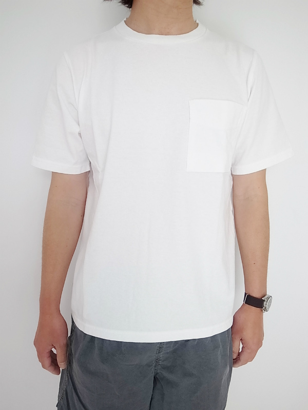 Jackman JM5009 Poket T-shirt White | DOWN THE LINE - 和歌山県 
